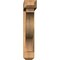 Ekena Millwork Funston Craftsman Smooth Bracket w/ Offset Brace, Western Red Cedar, 5 1/2"W x 28"D x 28"H BKT0604X28X28FST04SWR - alternate 3